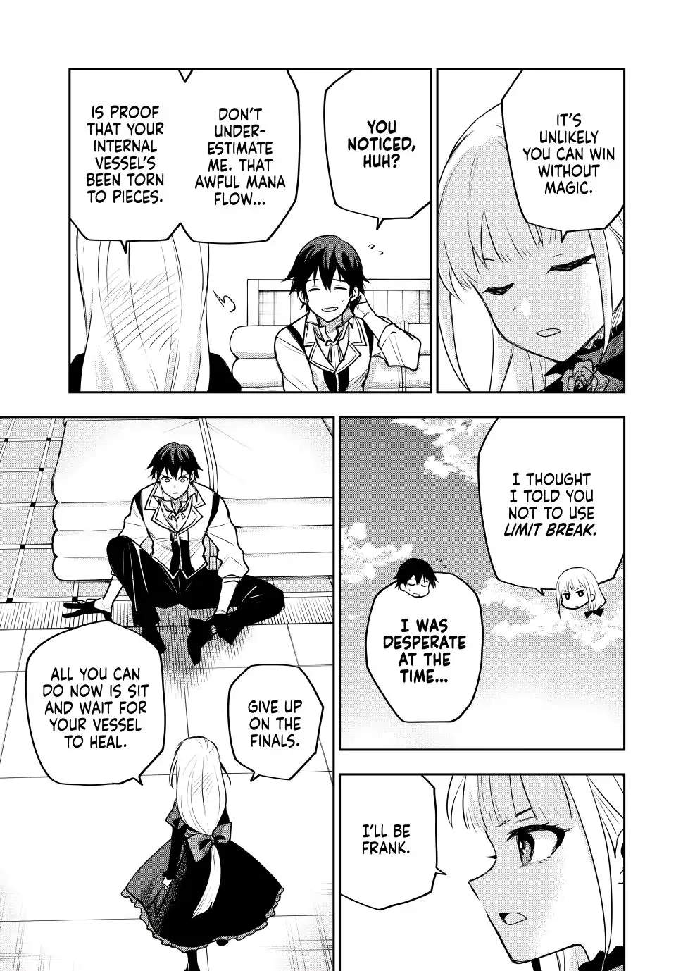 A Court Magician, Who Was Focused On Supportive Magic Because His Allies Were Too Weak, Aims To Become The Strongest After Being Banished Chapter 57 - Page 3 in English