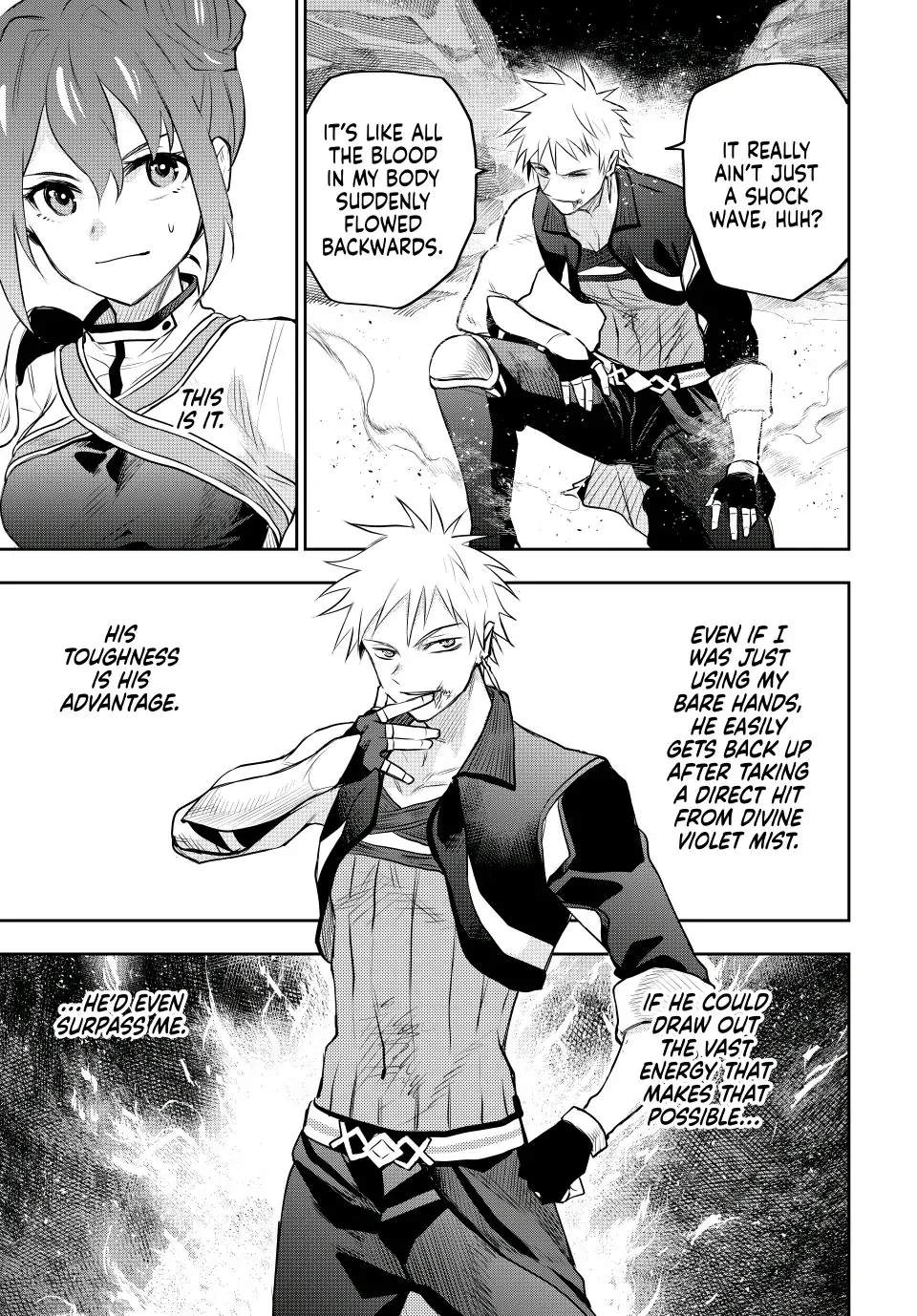 A Court Magician, Who Was Focused On Supportive Magic Because His Allies Were Too Weak, Aims To Become The Strongest After Being Banished Chapter 59 - Page 17 in English