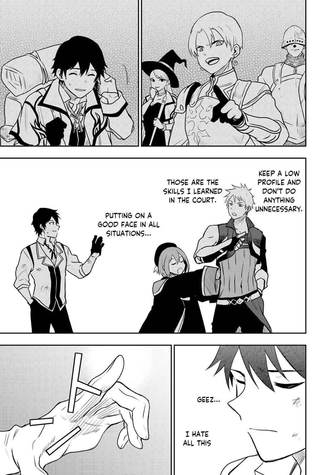 A Court Magician, Who Was Focused On Supportive Magic Because His Allies Were Too Weak, Aims To Become The Strongest After Being Banished Chapter 6 - Page 5 in English