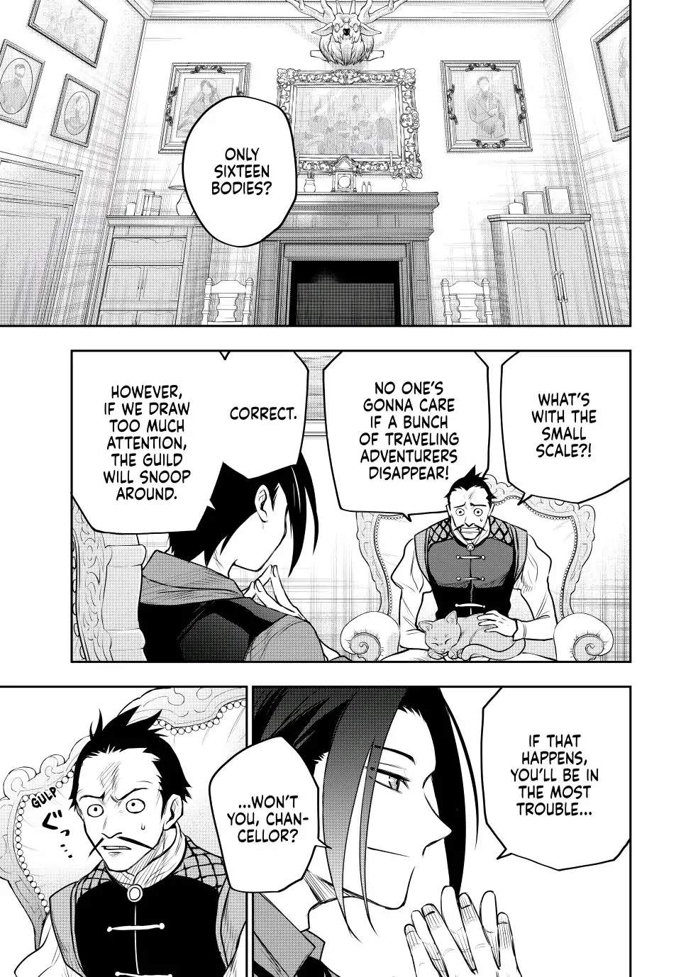 A Court Magician, Who Was Focused On Supportive Magic Because His Allies Were Too Weak, Aims To Become The Strongest After Being Banished Chapter 60 - Page 3 in English