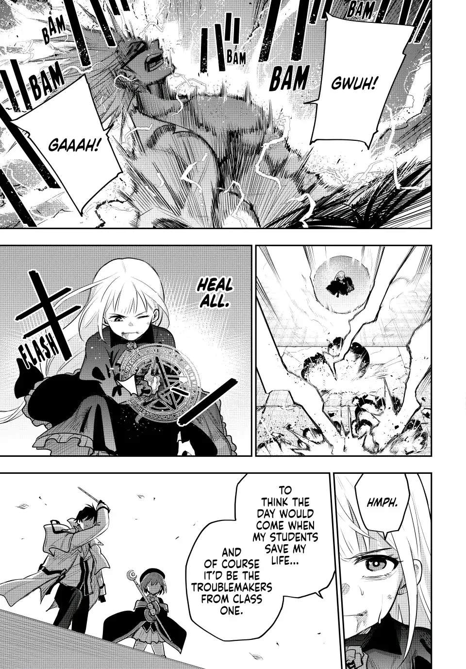 A Court Magician, Who Was Focused On Supportive Magic Because His Allies Were Too Weak, Aims To Become The Strongest After Being Banished Chapter 63 - Page 7 in English