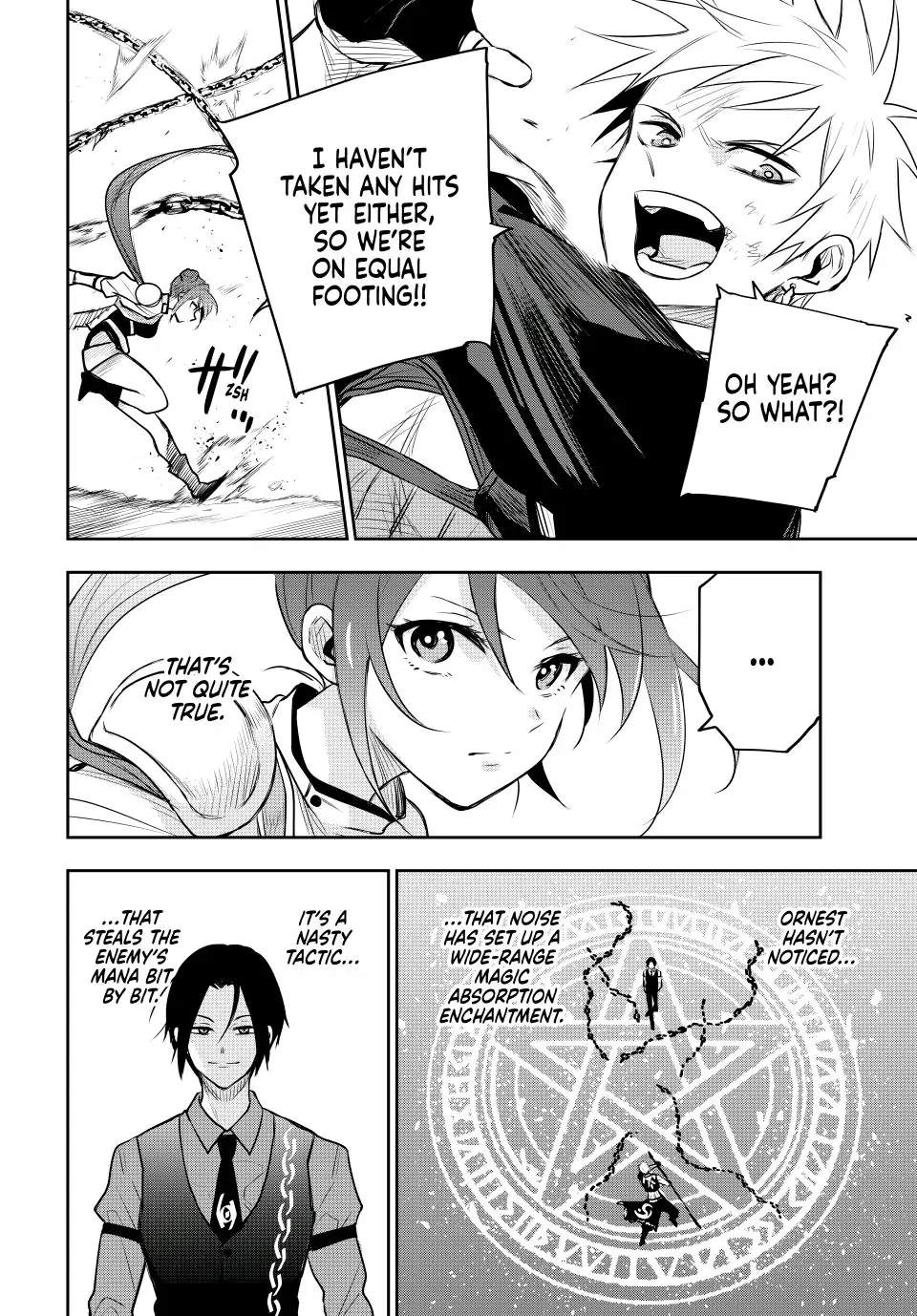 A Court Magician, Who Was Focused On Supportive Magic Because His Allies Were Too Weak, Aims To Become The Strongest After Being Banished Chapter 64 - Page 16 in English