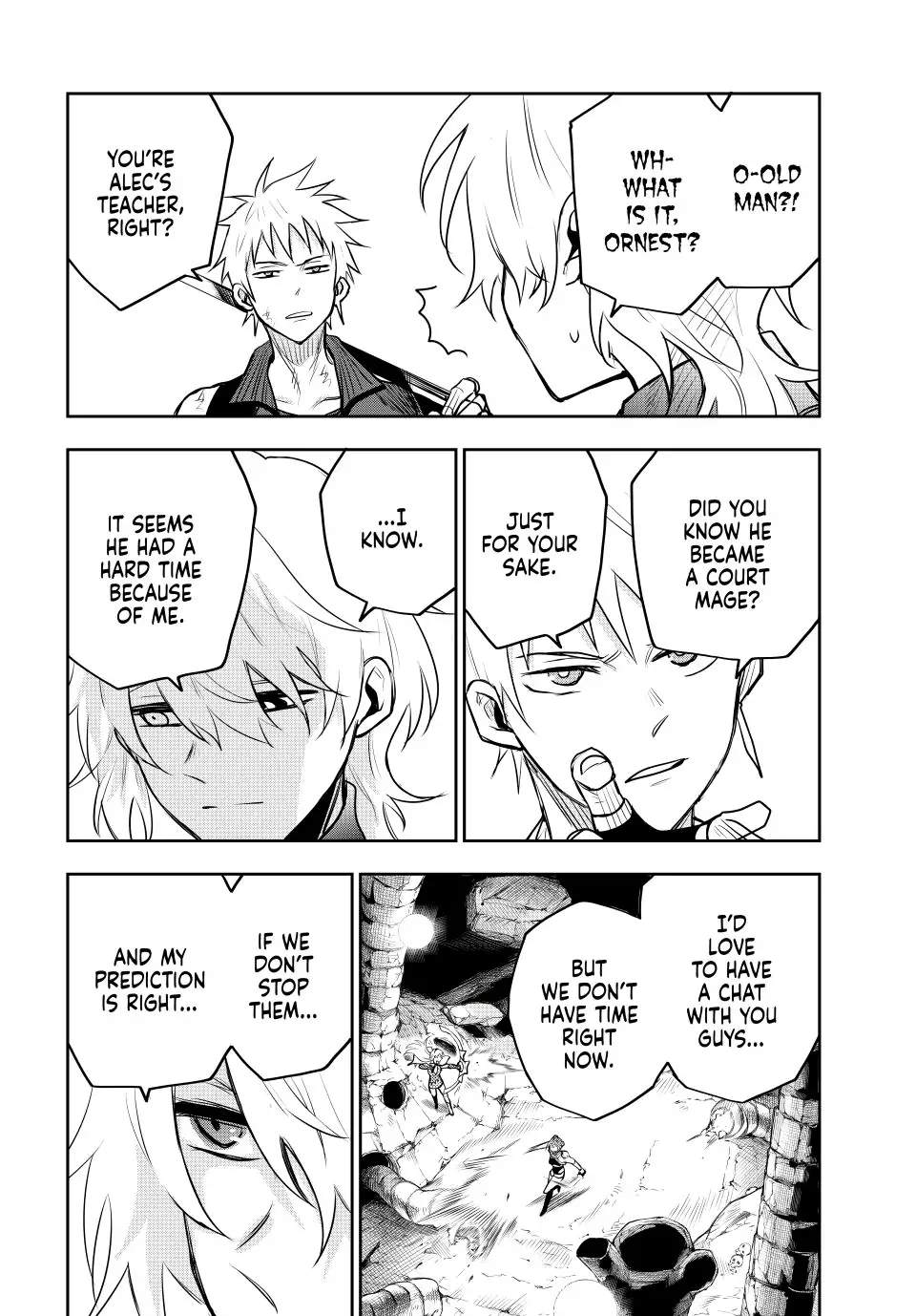 A Court Magician, Who Was Focused On Supportive Magic Because His Allies Were Too Weak, Aims To Become The Strongest After Being Banished Chapter 73 - Page 14 in English