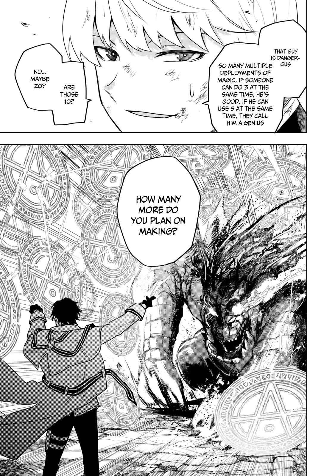 A Court Magician, Who Was Focused On Supportive Magic Because His Allies Were Too Weak, Aims To Become The Strongest After Being Banished Chapter 9 - Page 15 in English