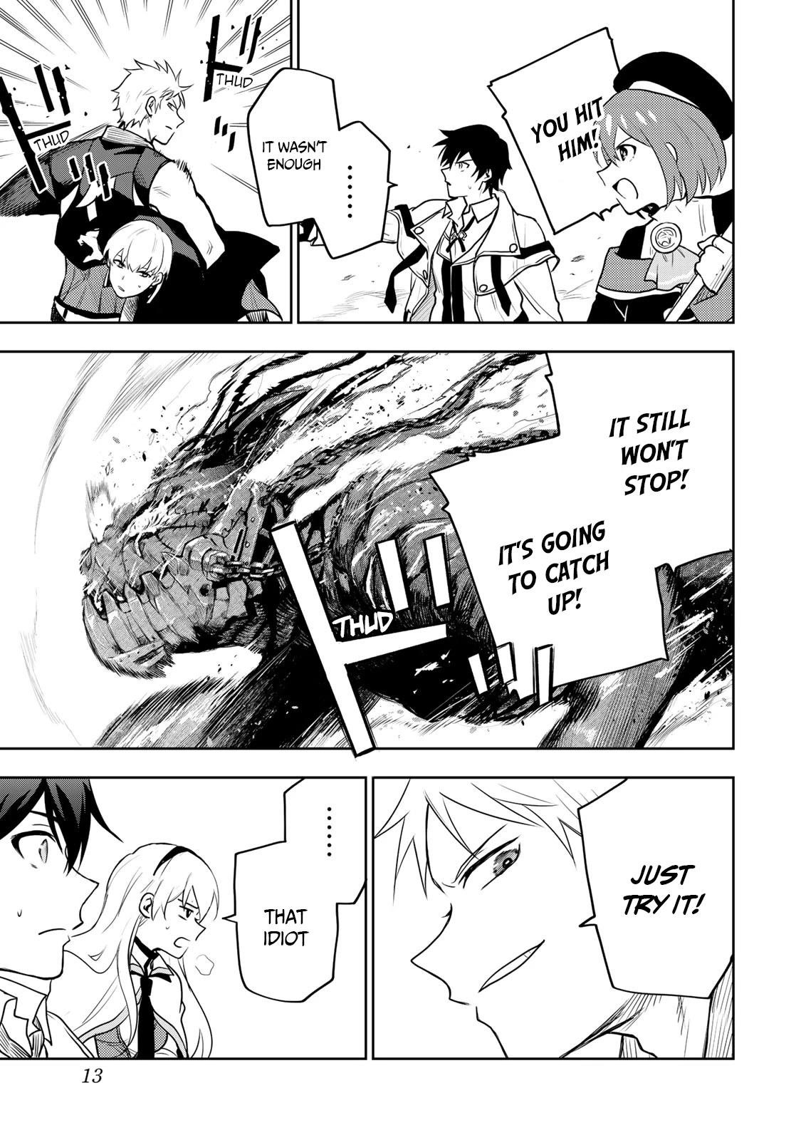 A Court Magician, Who Was Focused On Supportive Magic Because His Allies Were Too Weak, Aims To Become The Strongest After Being Banished Chapter 9 - Page 5 in English