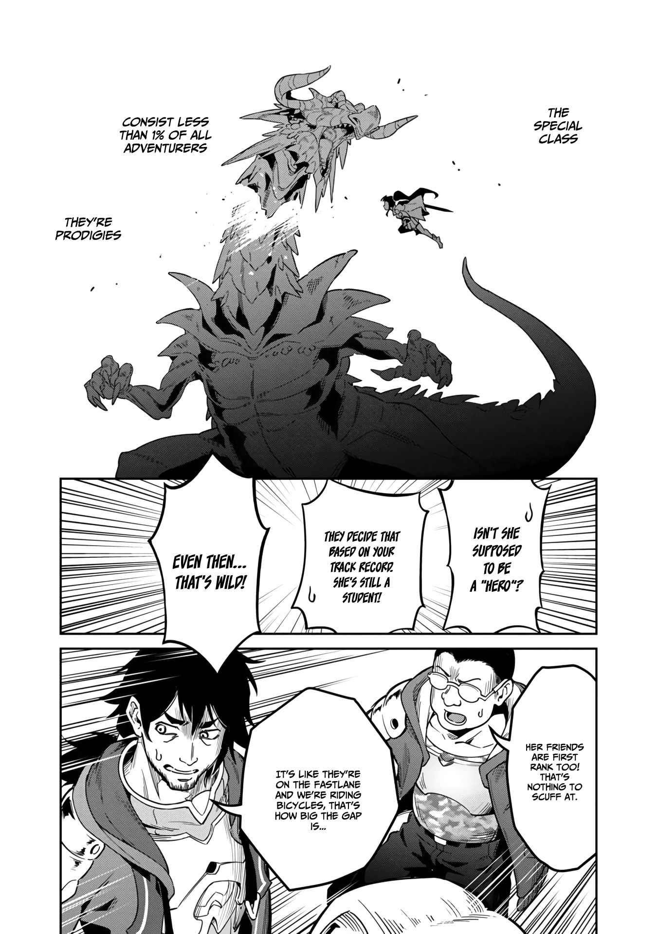 Saitei Rank no Boukensha, Yuusha Shoujo wo Sodateru Orette Chapter 1.2 - Page 14 in English