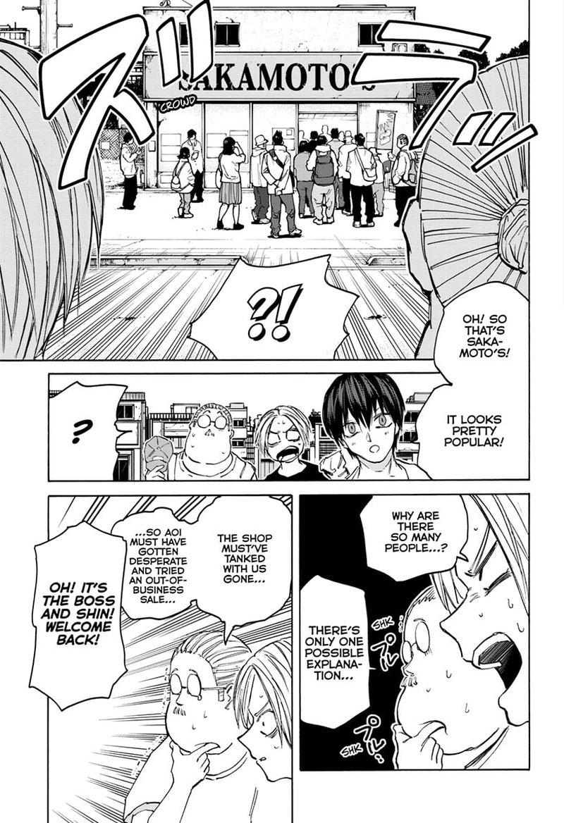 Sakamoto Days Chapter 105 - Page 13 in English