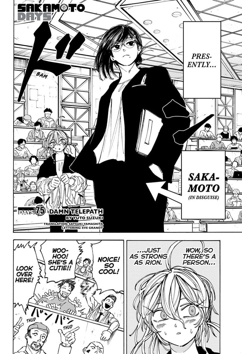 Sakamoto Days Chapter 75 - Page 4 in English