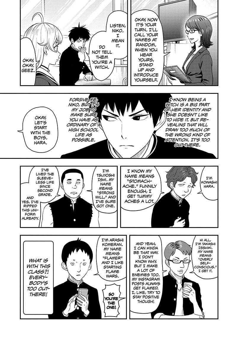 Witch watch Chapter 3 - Page 9 in English