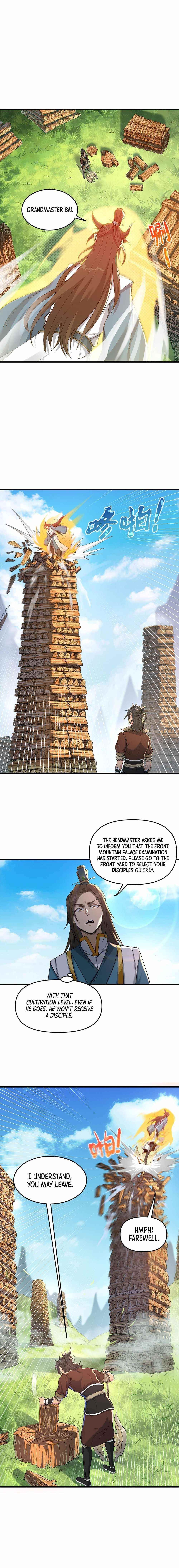 After Ten Years of Chopping Wood, Immortals Begged To Become My Disciples Chapter 1 - Page 4 in English