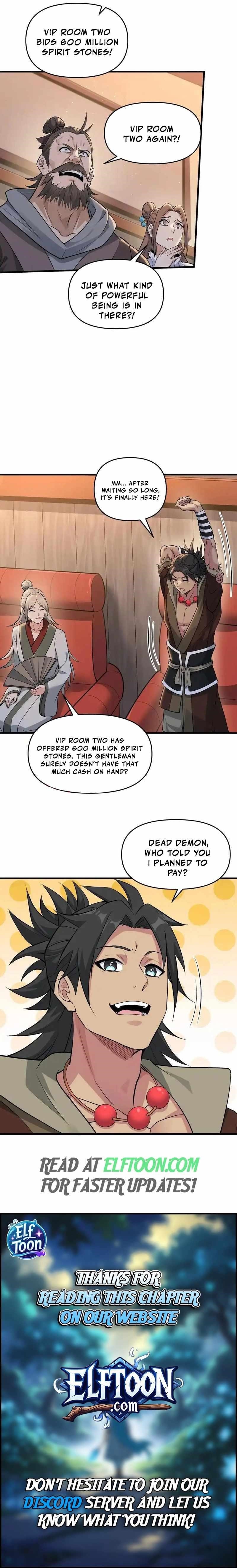 After Ten Years of Chopping Wood, Immortals Begged To Become My Disciples Chapter 74 - Page 8 in English