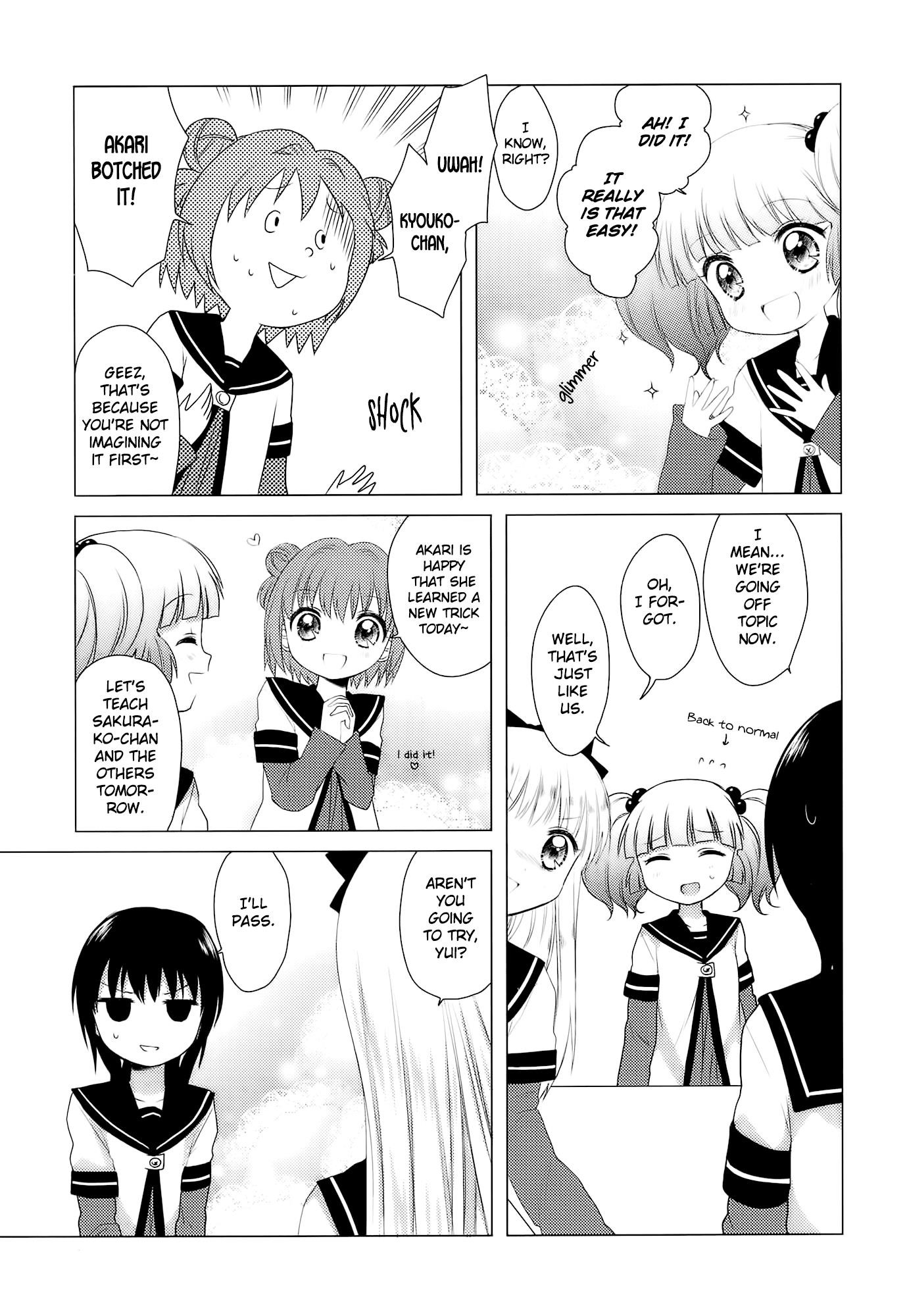 Yuru Yuri Chapter 12.2 - Page 9 in English