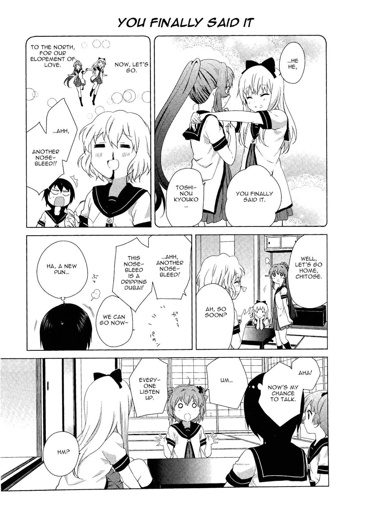 Yuru Yuri Chapter 52.9 - Page 15 in English