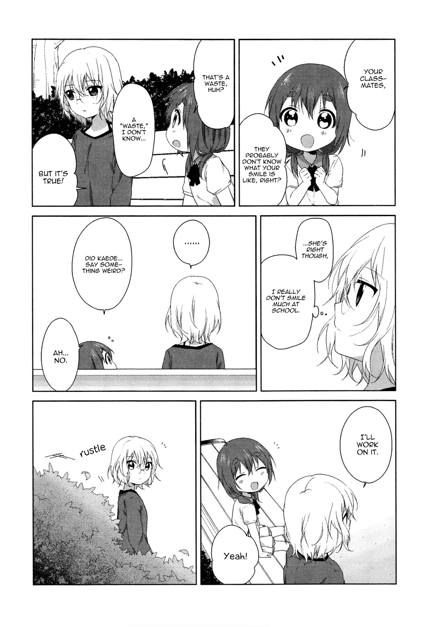 Yuru Yuri Chapter 70.3 - Page 8 in English