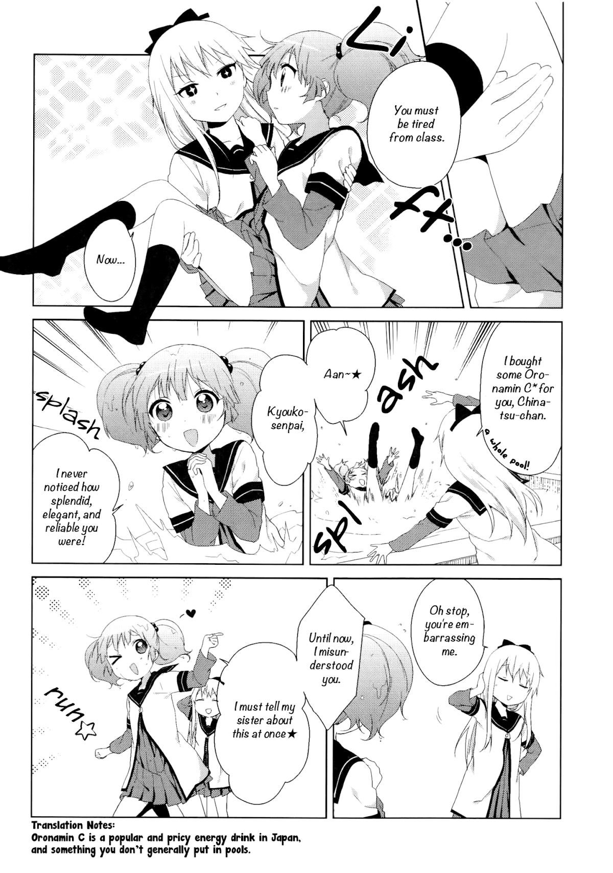 Yuru Yuri Chapter 70.8 - Page 8 in English