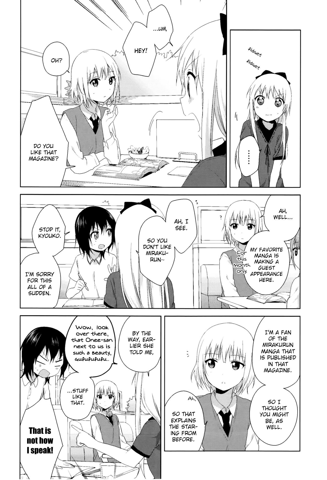 Yuru Yuri Chapter 70.9 - Page 8 in English
