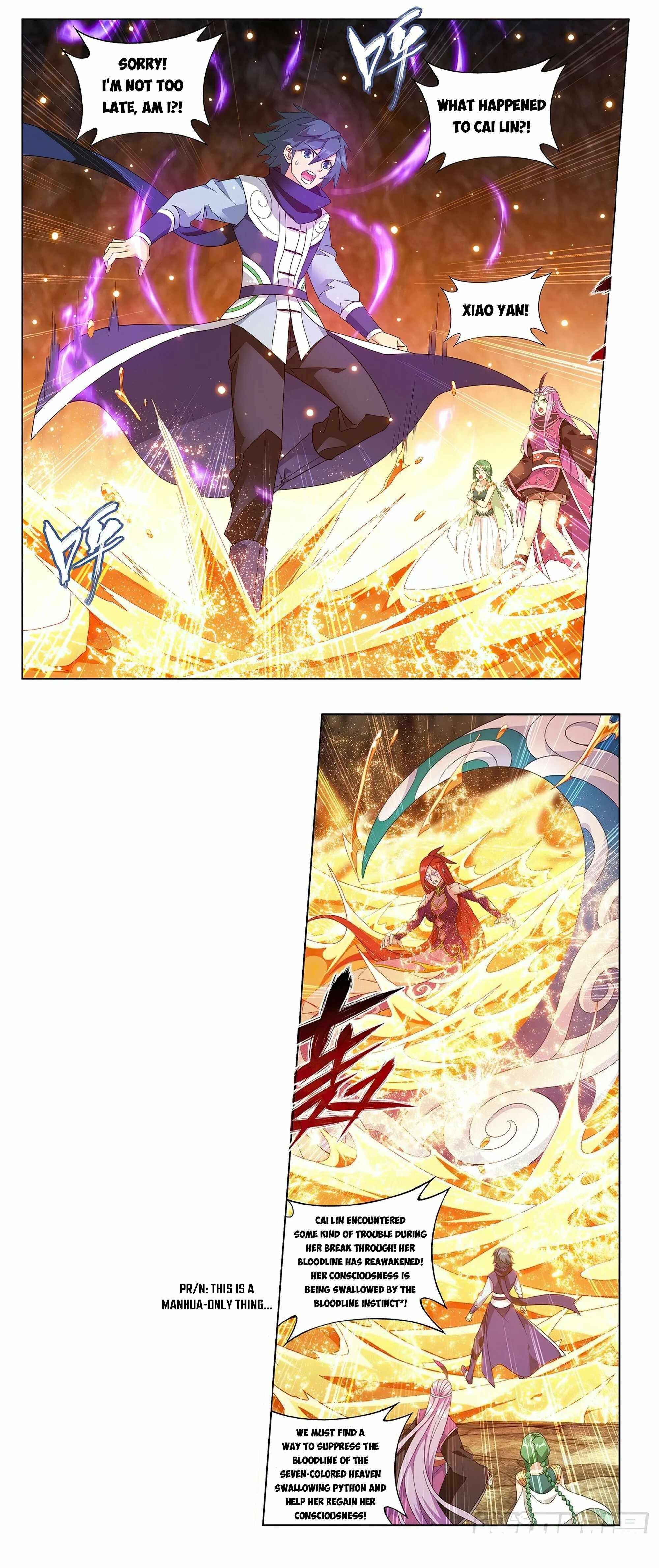 BATTLE THROUGH THE HEAVENS Chapter 394 - Page 5 in English