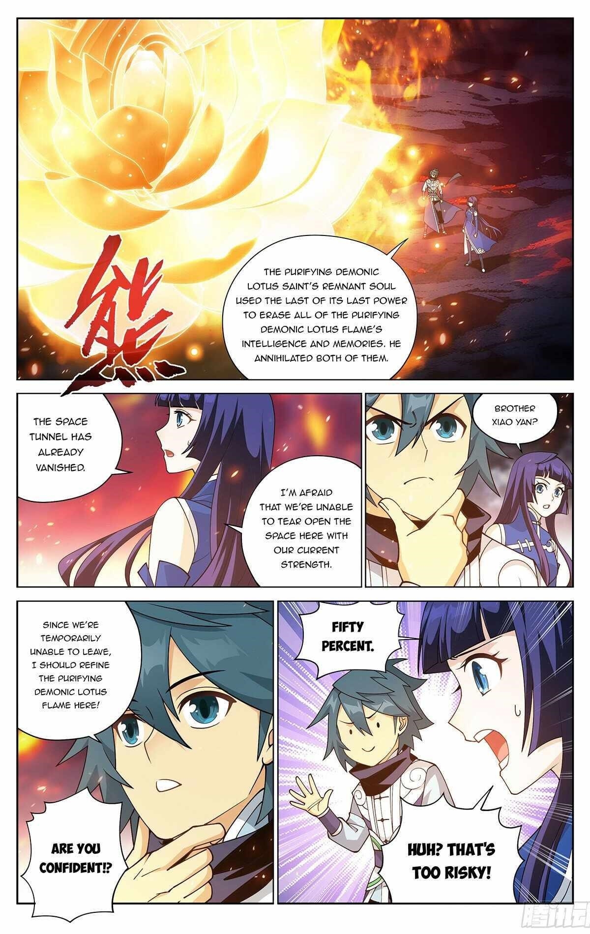 BATTLE THROUGH THE HEAVENS Chapter 427 - Page 8 in English