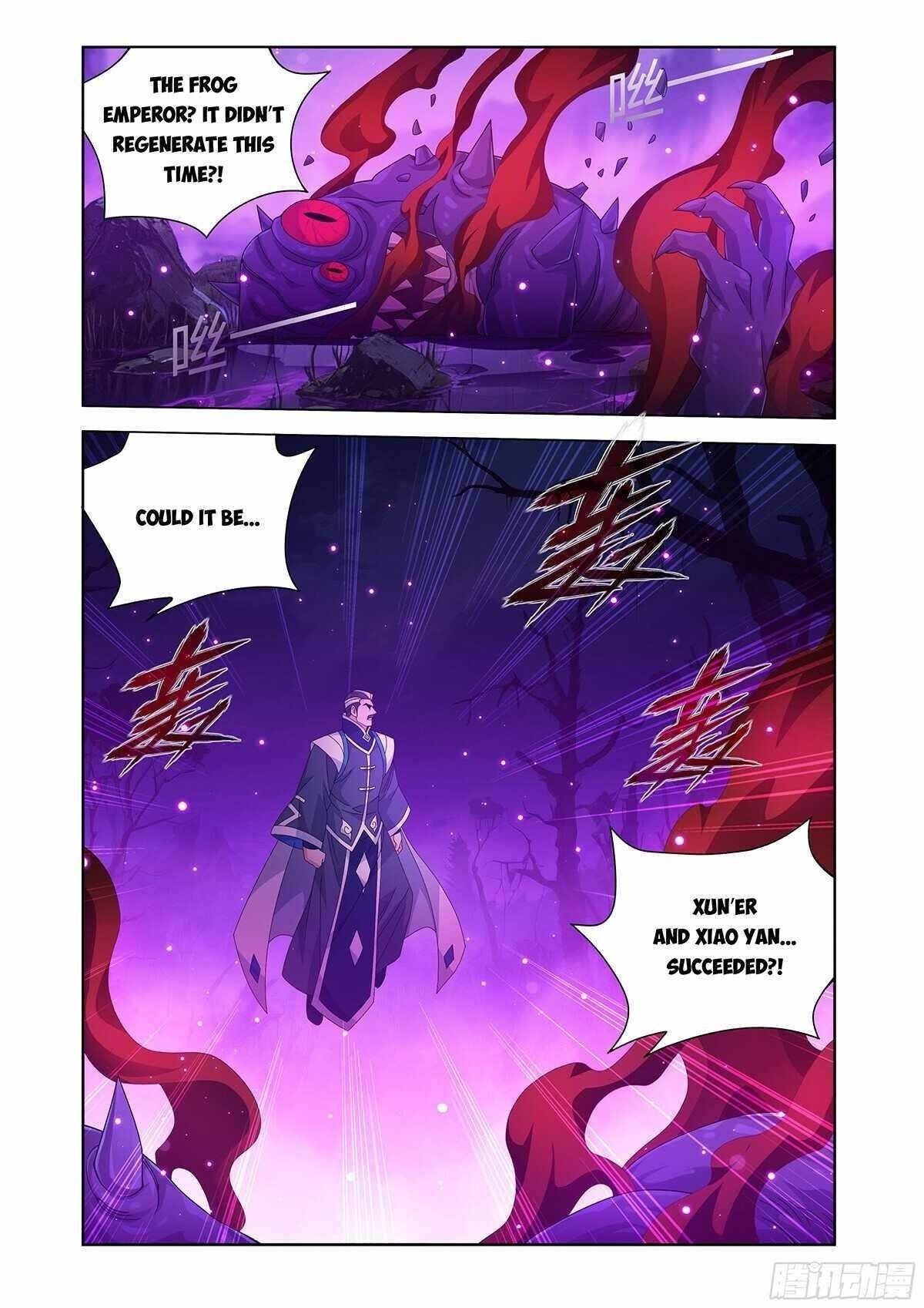 BATTLE THROUGH THE HEAVENS Chapter 485 - Page 12 in English