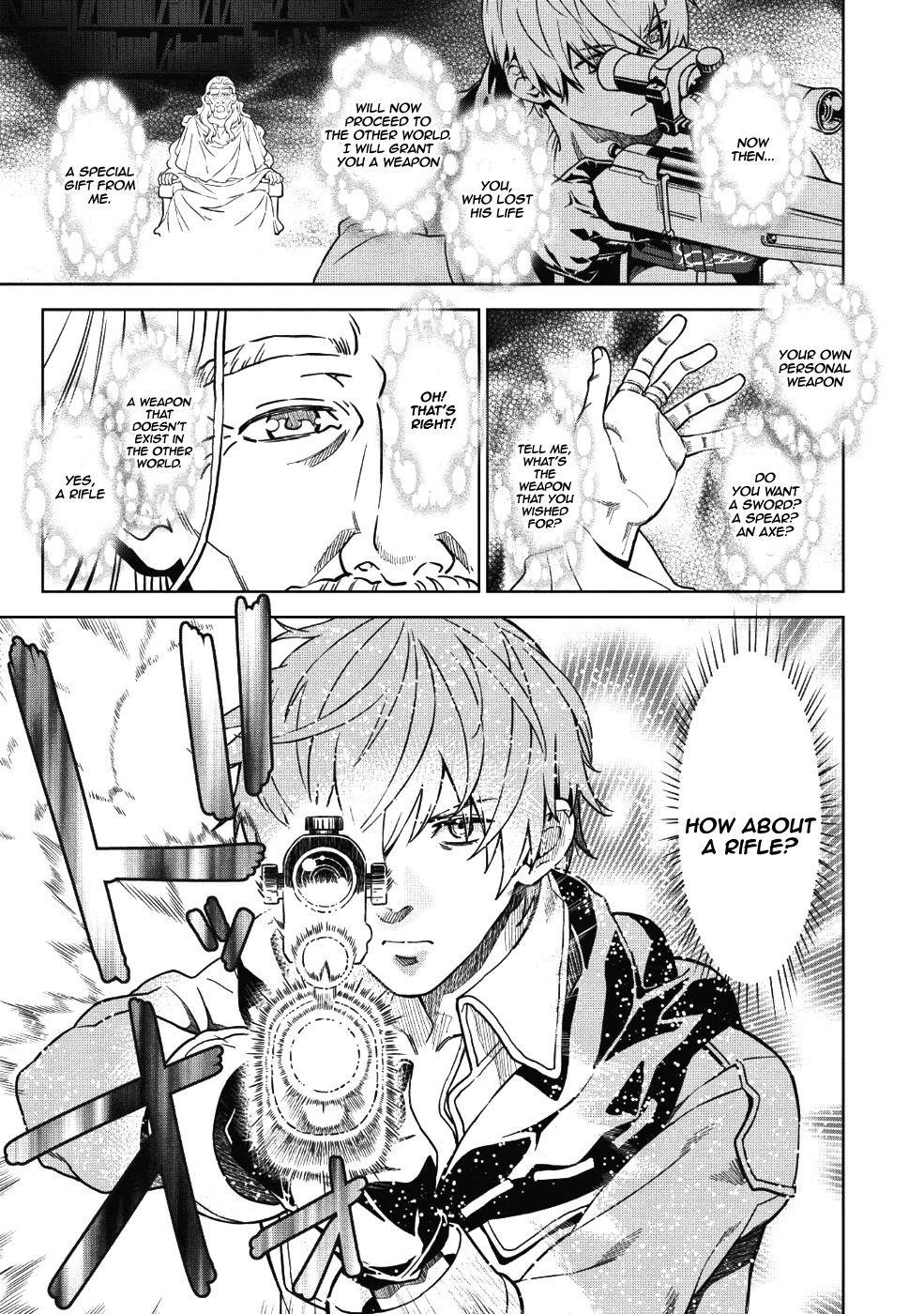 Break Through In Another World With Magical Eyes And Bullets!! Chapter 1 - Page 7 in English