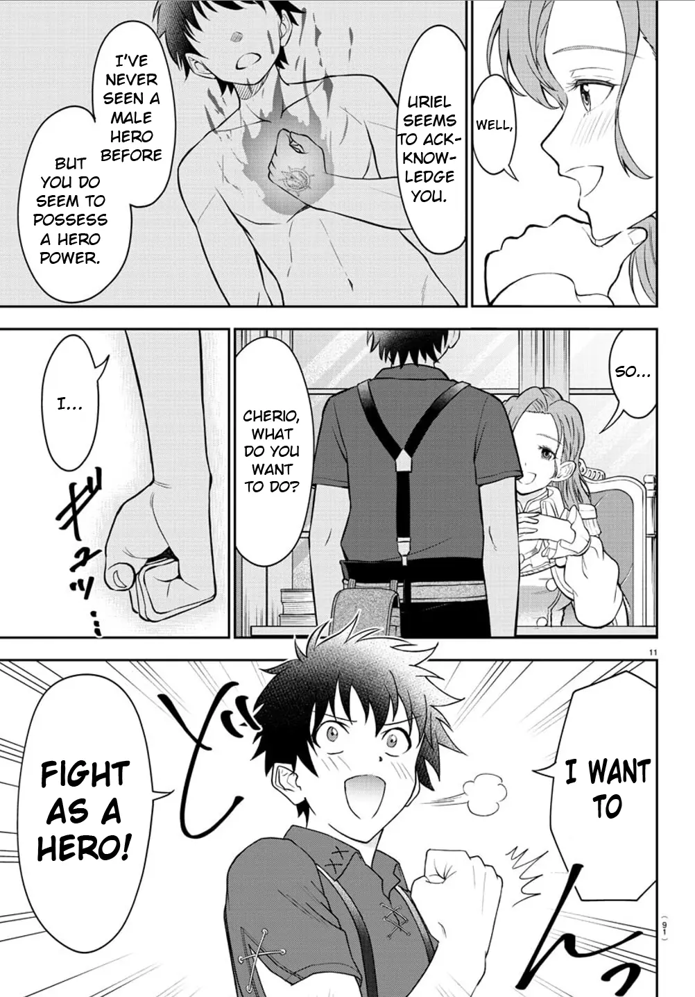 Cherry Hero and the "Holy" Sword Chapter 2 - Page 12 in English