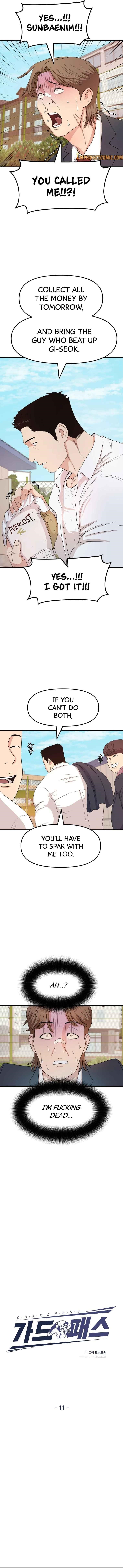 Guard Pass Chapter 11 - Page 3 in English