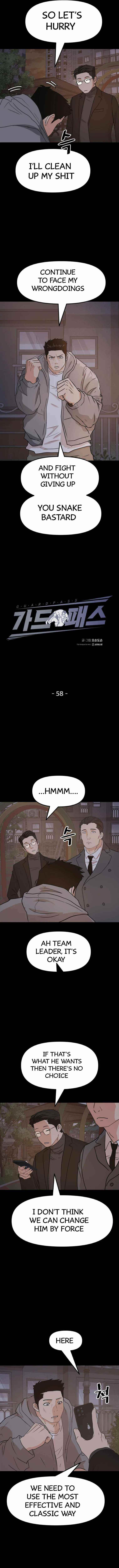 Guard Pass Chapter 58 - Page 4 in English