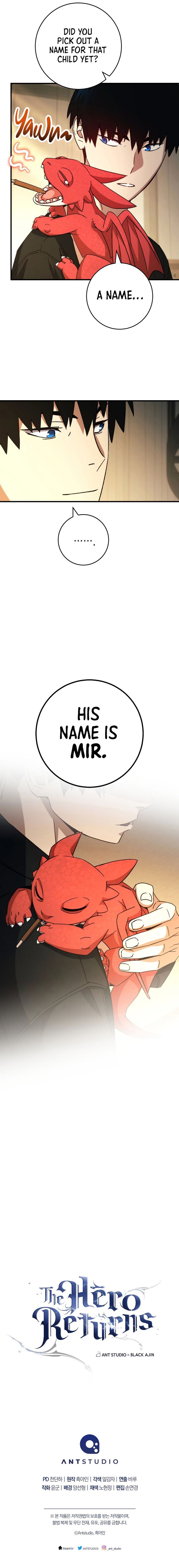 The Hero Returns Chapter 61 - Page 11 in English