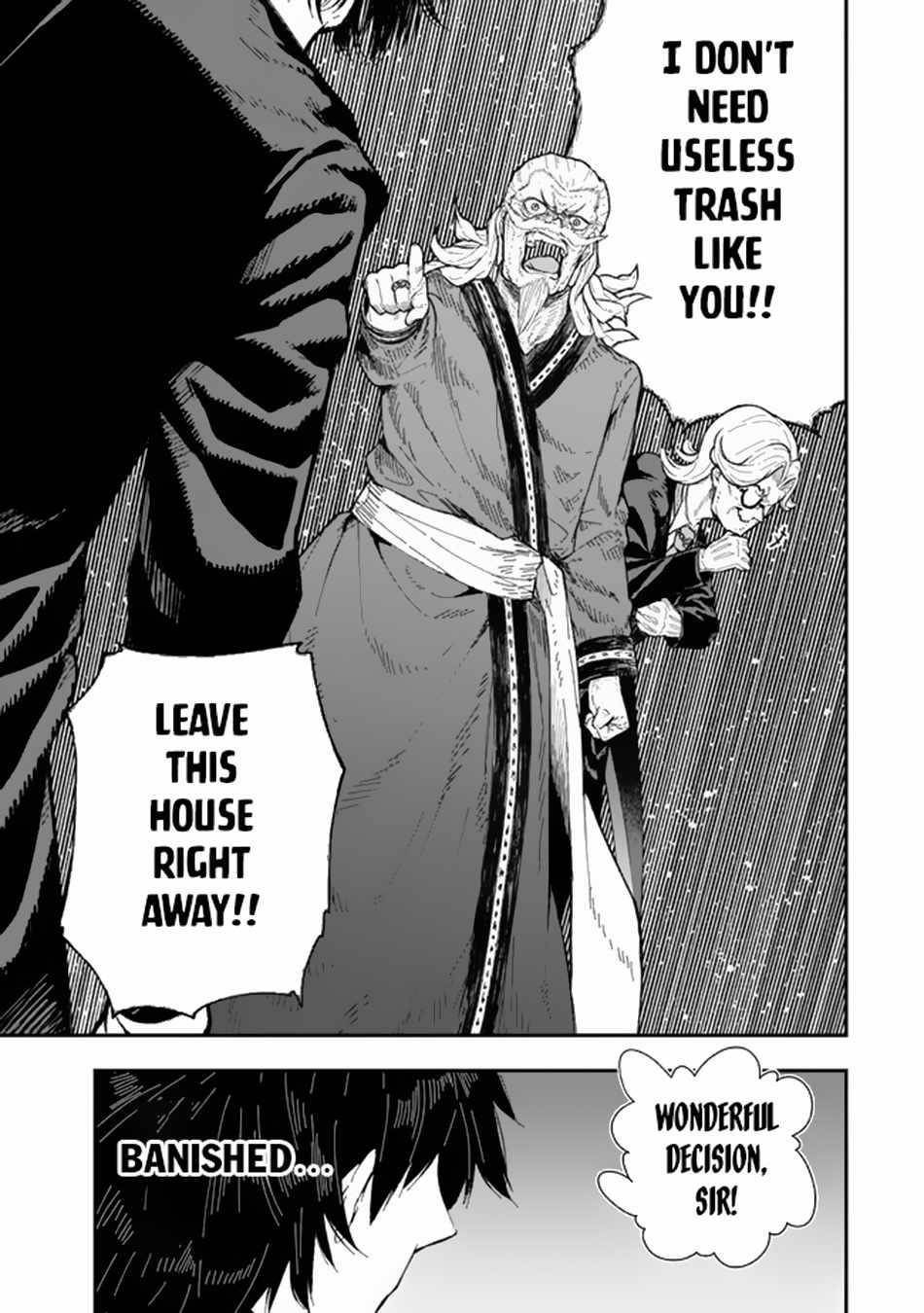 Gomi Ika da to Tsuihousareta Shounin, Jitsu wa Zensei Kensha desu Chapter 1 - Page 10 in English