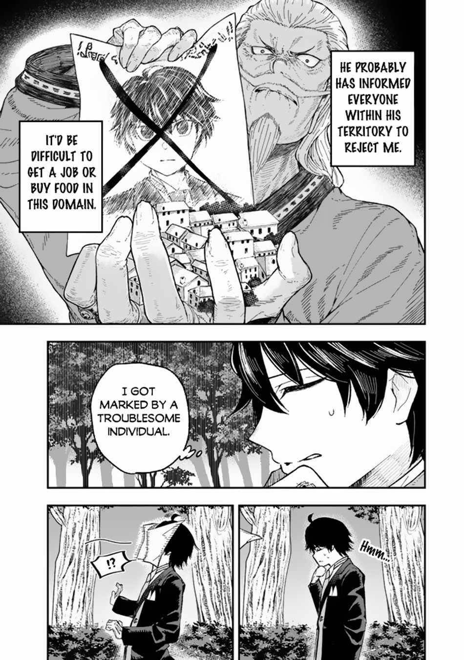 Gomi Ika da to Tsuihousareta Shounin, Jitsu wa Zensei Kensha desu Chapter 1 - Page 22 in English