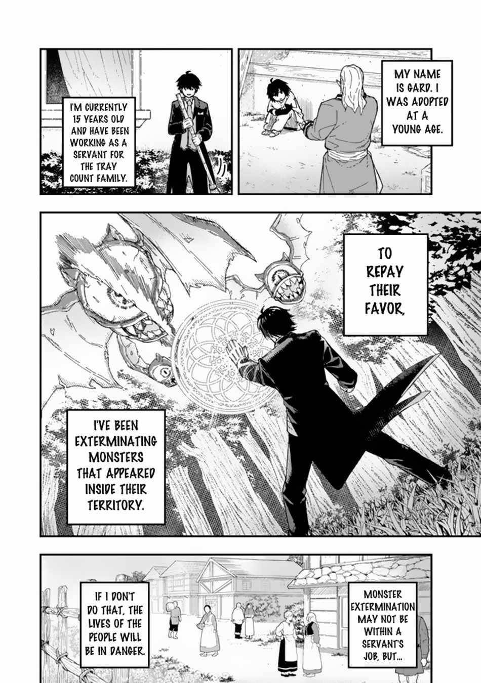 Gomi Ika da to Tsuihousareta Shounin, Jitsu wa Zensei Kensha desu Chapter 1 - Page 3 in English