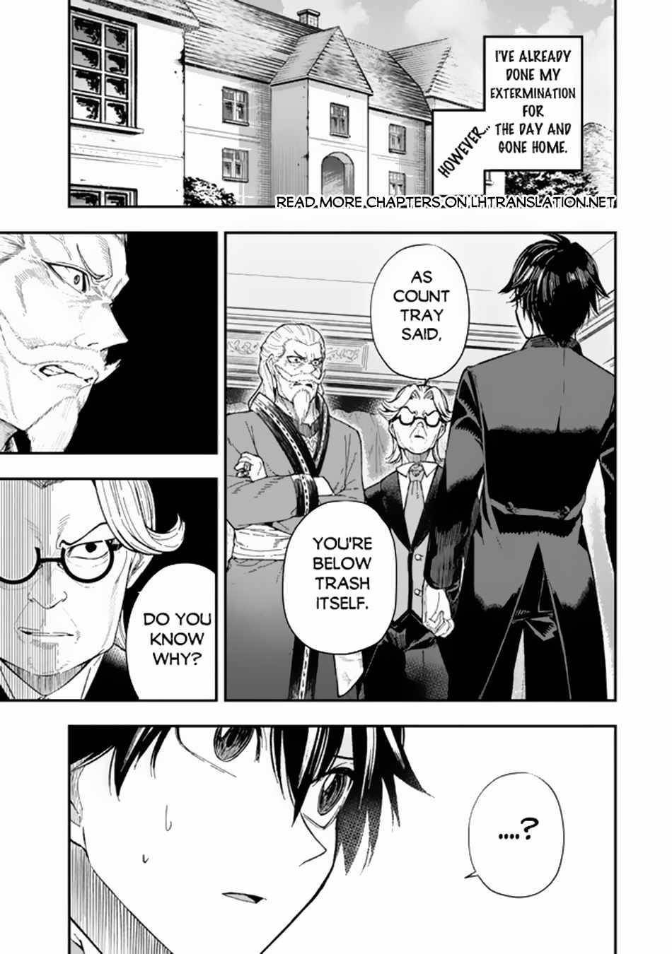 Gomi Ika da to Tsuihousareta Shounin, Jitsu wa Zensei Kensha desu Chapter 1 - Page 4 in English