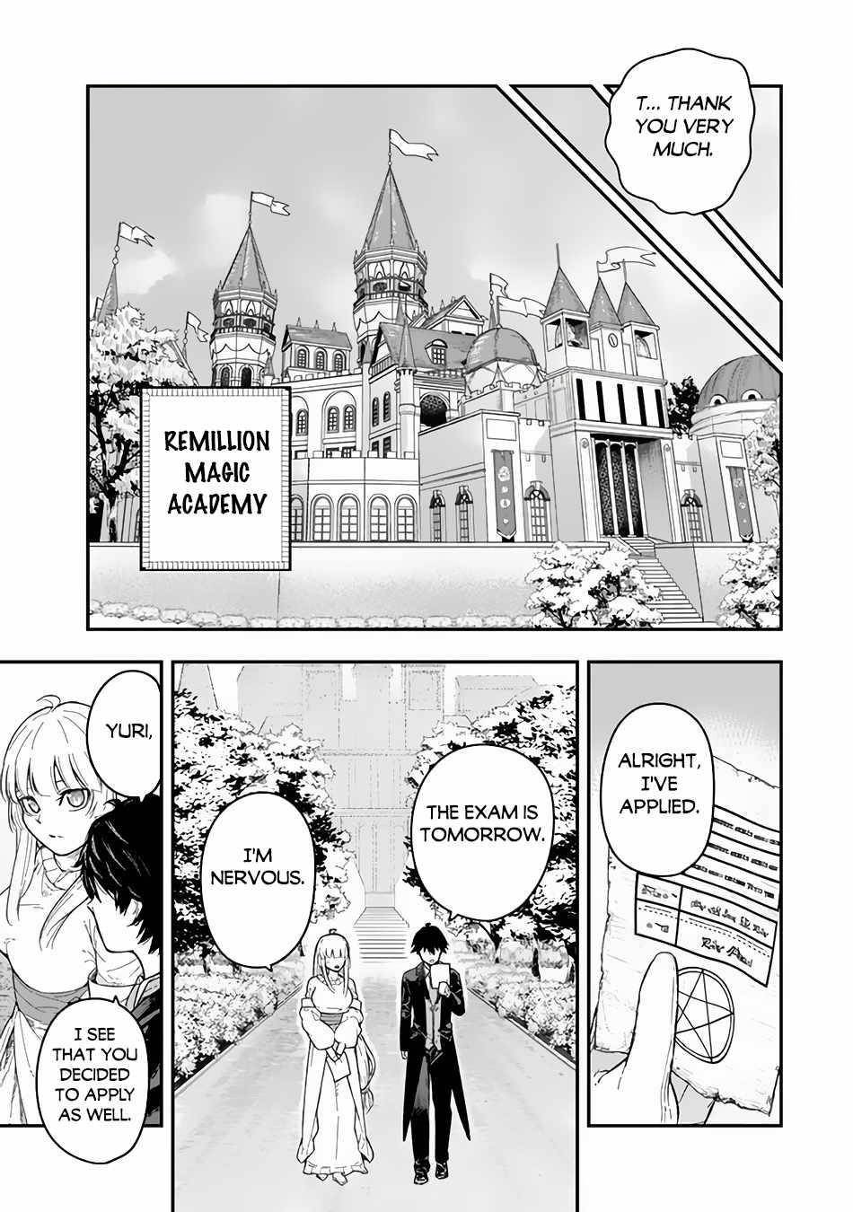 Gomi Ika da to Tsuihousareta Shounin, Jitsu wa Zensei Kensha desu Chapter 2.1 - Page 13 in English
