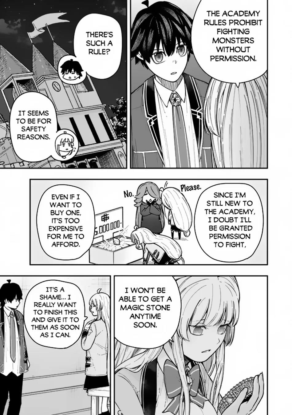 Gomi Ika da to Tsuihousareta Shounin, Jitsu wa Zensei Kensha desu Chapter 7.2 - Page 8 in English