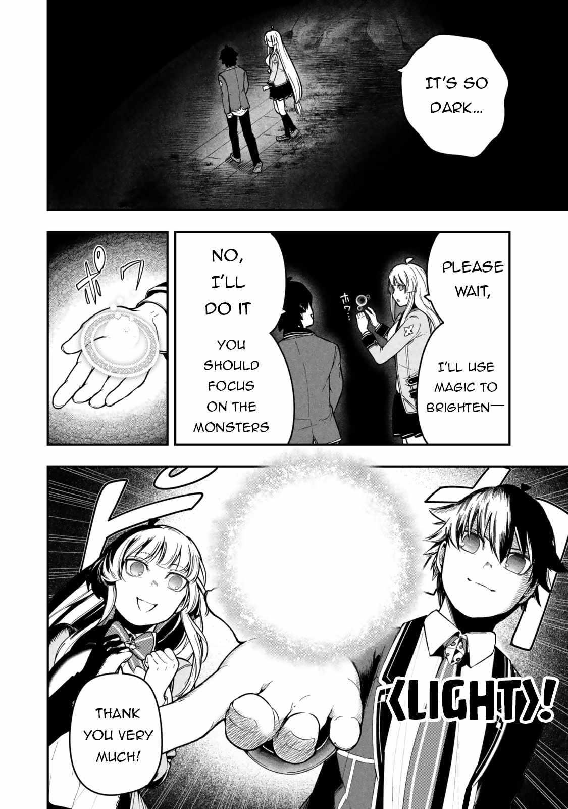 Gomi Ika da to Tsuihousareta Shounin, Jitsu wa Zensei Kensha desu Chapter 7.3 - Page 12 in English