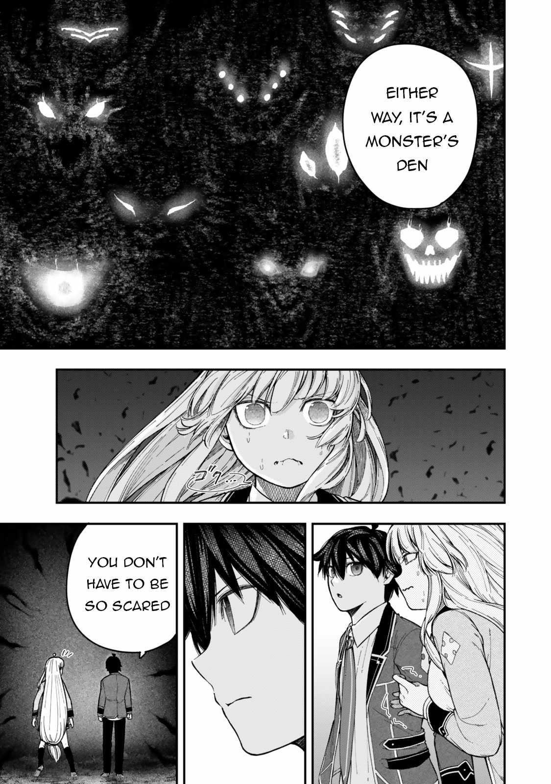 Gomi Ika da to Tsuihousareta Shounin, Jitsu wa Zensei Kensha desu Chapter 7.3 - Page 9 in English