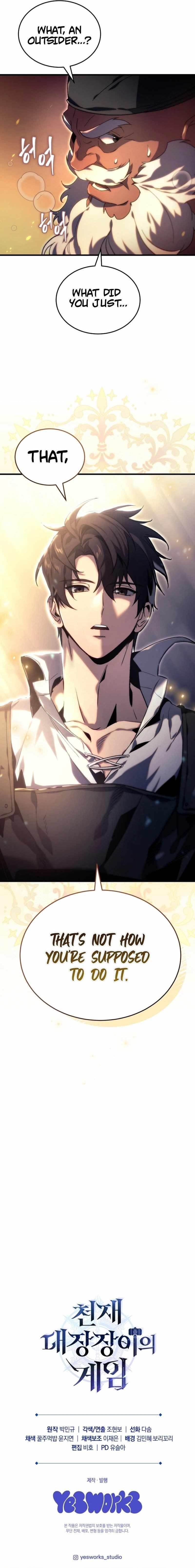 Genius Blacksmith's Game Chapter 2 - Page 20 in English