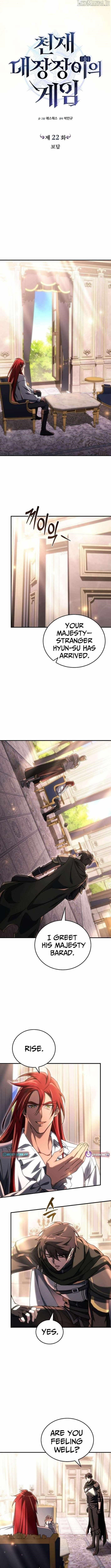 Genius Blacksmith's Game Chapter 22 - Page 4 in English
