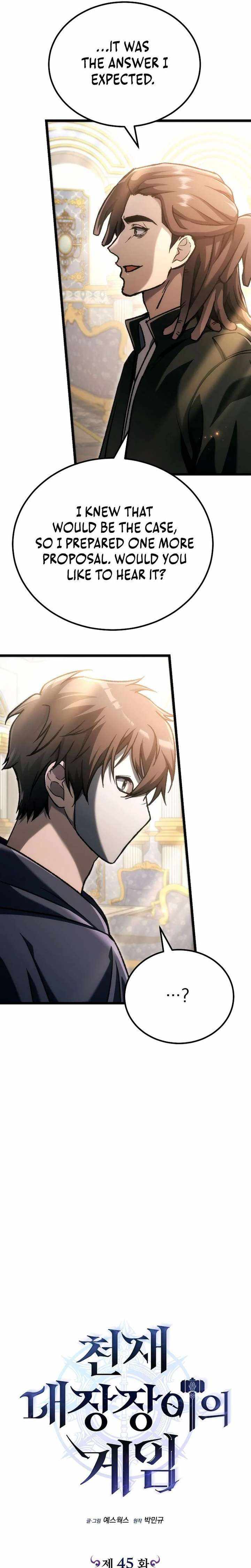 Genius Blacksmith's Game Chapter 45 - Page 20 in English