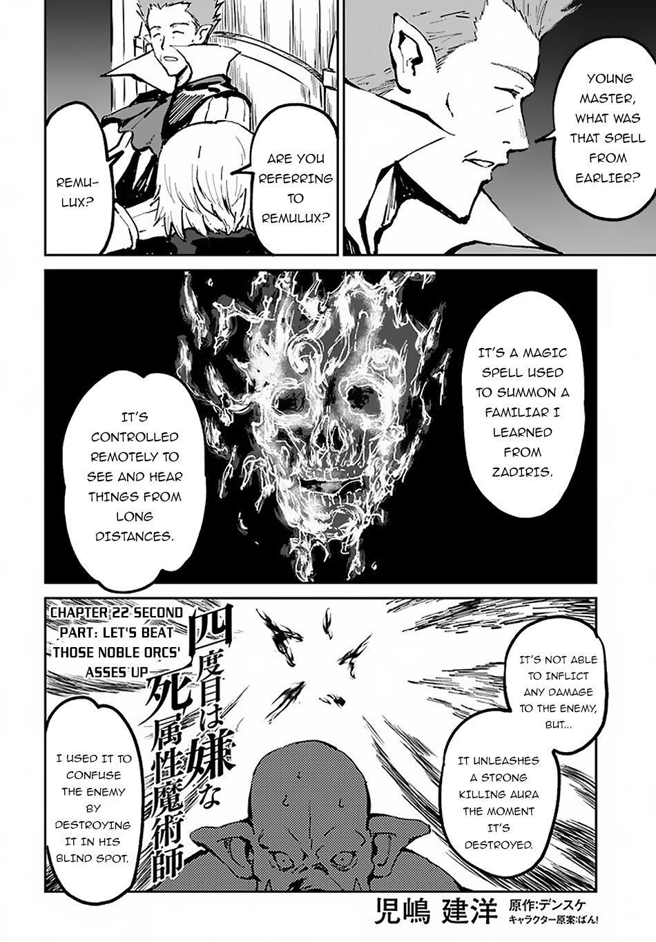 The Death Mage Who Doesn't Want A Fourth Time Chapter 22 - Page 20 in English