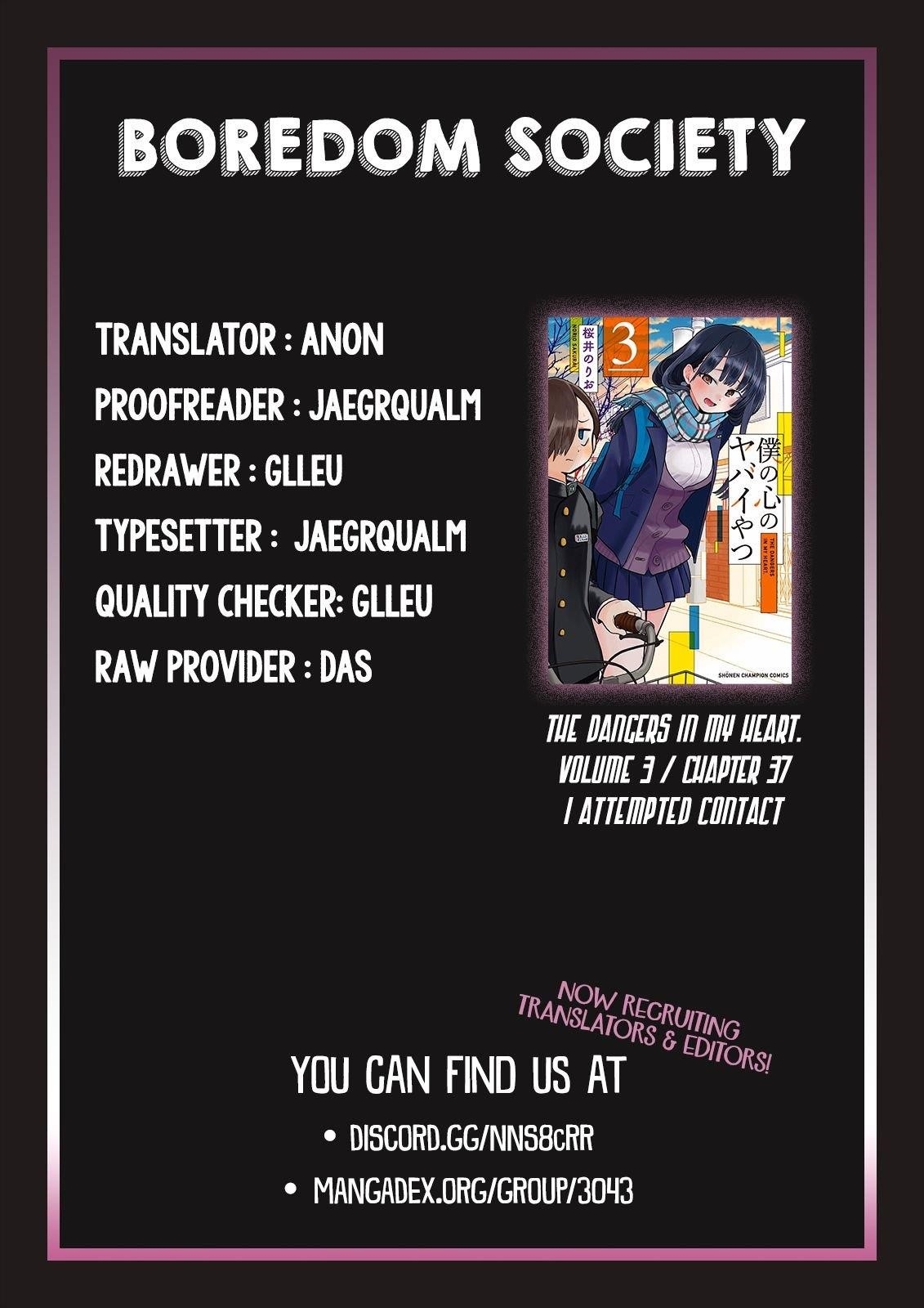 The Dangers in My Heart Chapter 37 - Page 13 in English