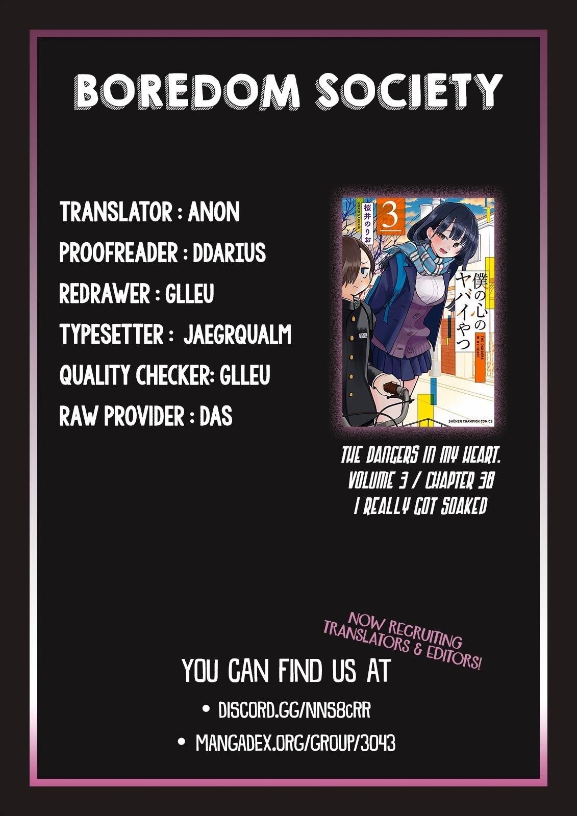 The Dangers in My Heart Chapter 38 - Page 10 in English