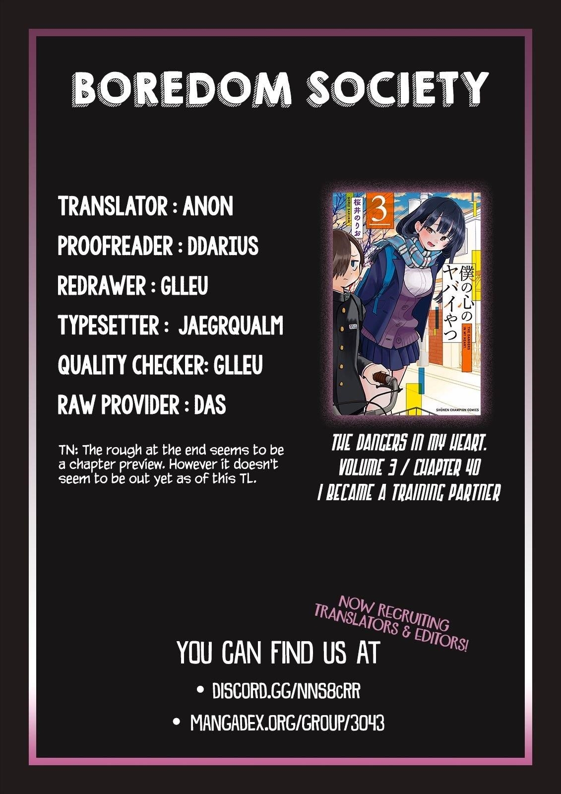 The Dangers in My Heart Chapter 40 - Page 11 in English