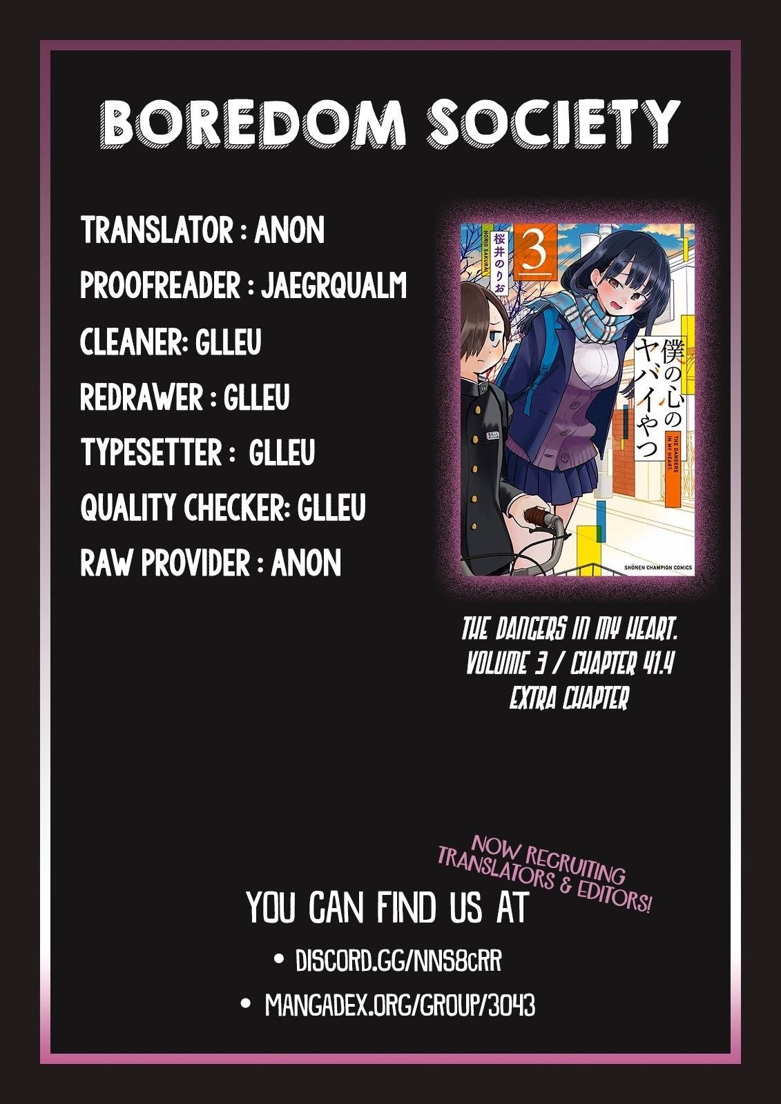 The Dangers in My Heart Chapter 41.4 - Page 5 in English