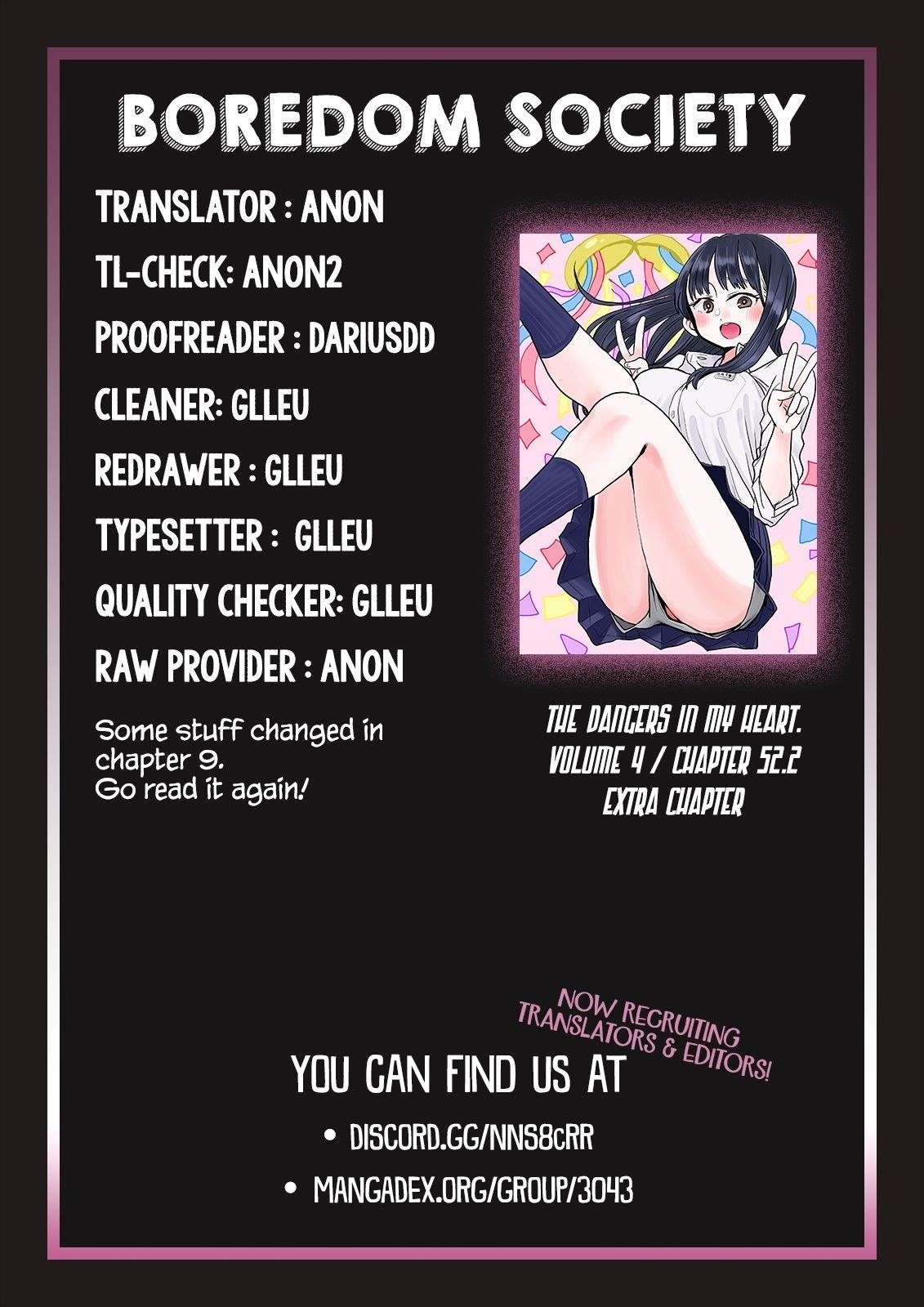 The Dangers in My Heart Chapter 52.2 - Page 6 in English
