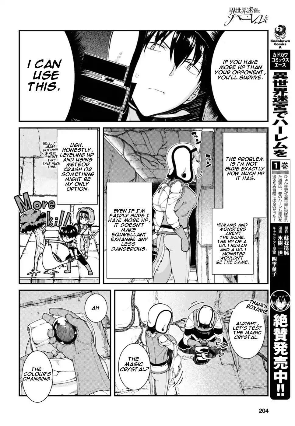 Isekai Meikyuu De Harem O Chapter 15 - Page 8 in English
