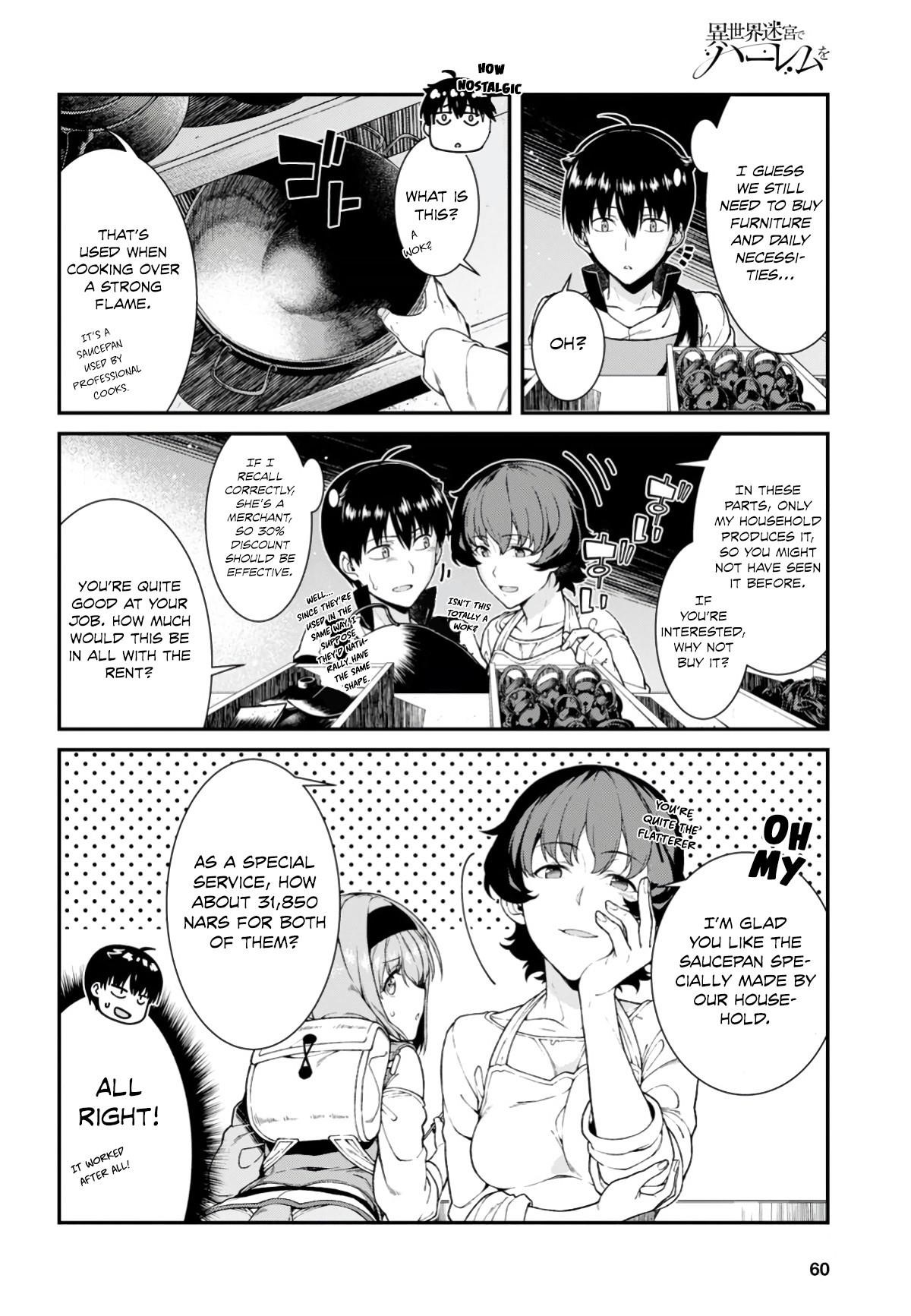 Isekai Meikyuu De Harem O Chapter 25 - Page 3 in English