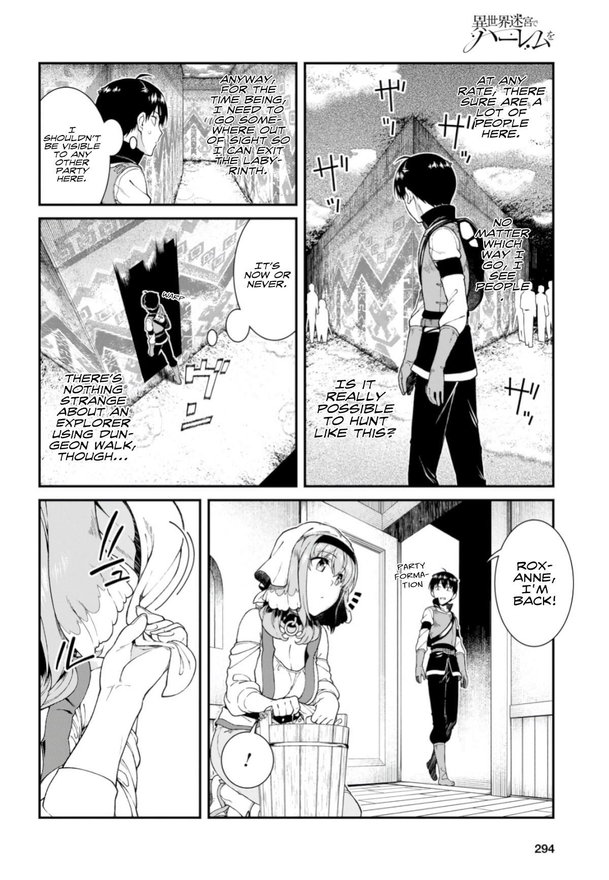 Isekai Meikyuu De Harem O Chapter 26 - Page 19 in English