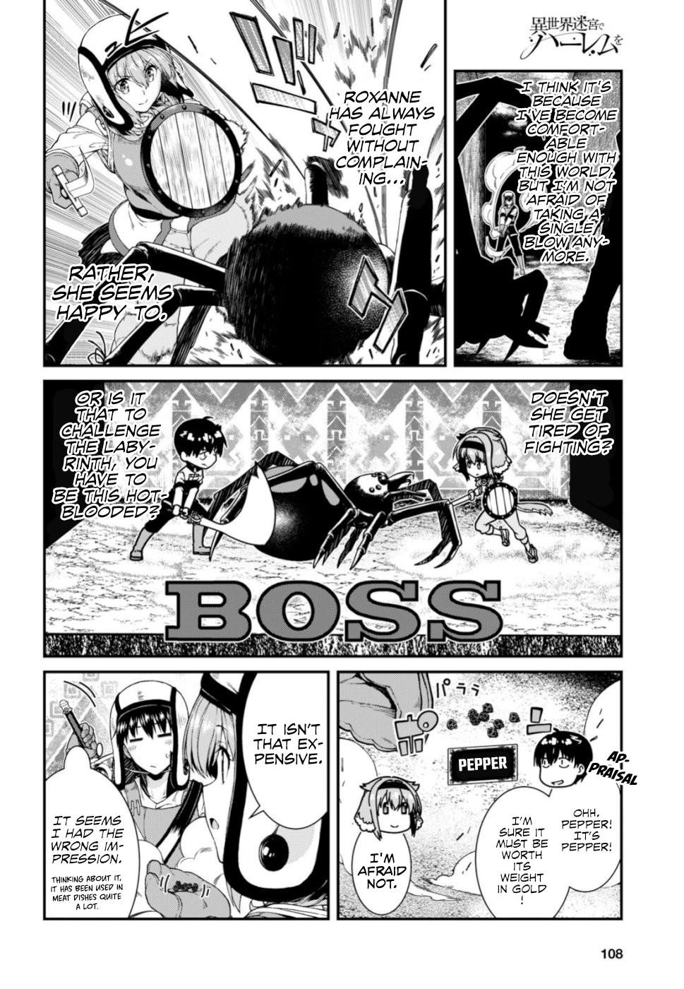 Isekai Meikyuu De Harem O Chapter 28 - Page 22 in English