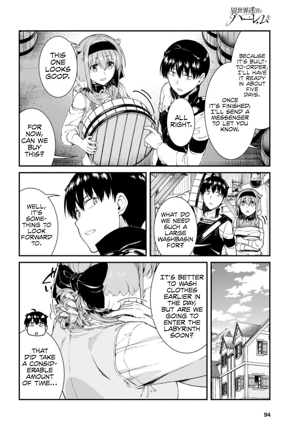 Isekai Meikyuu De Harem O Chapter 28 - Page 8 in English